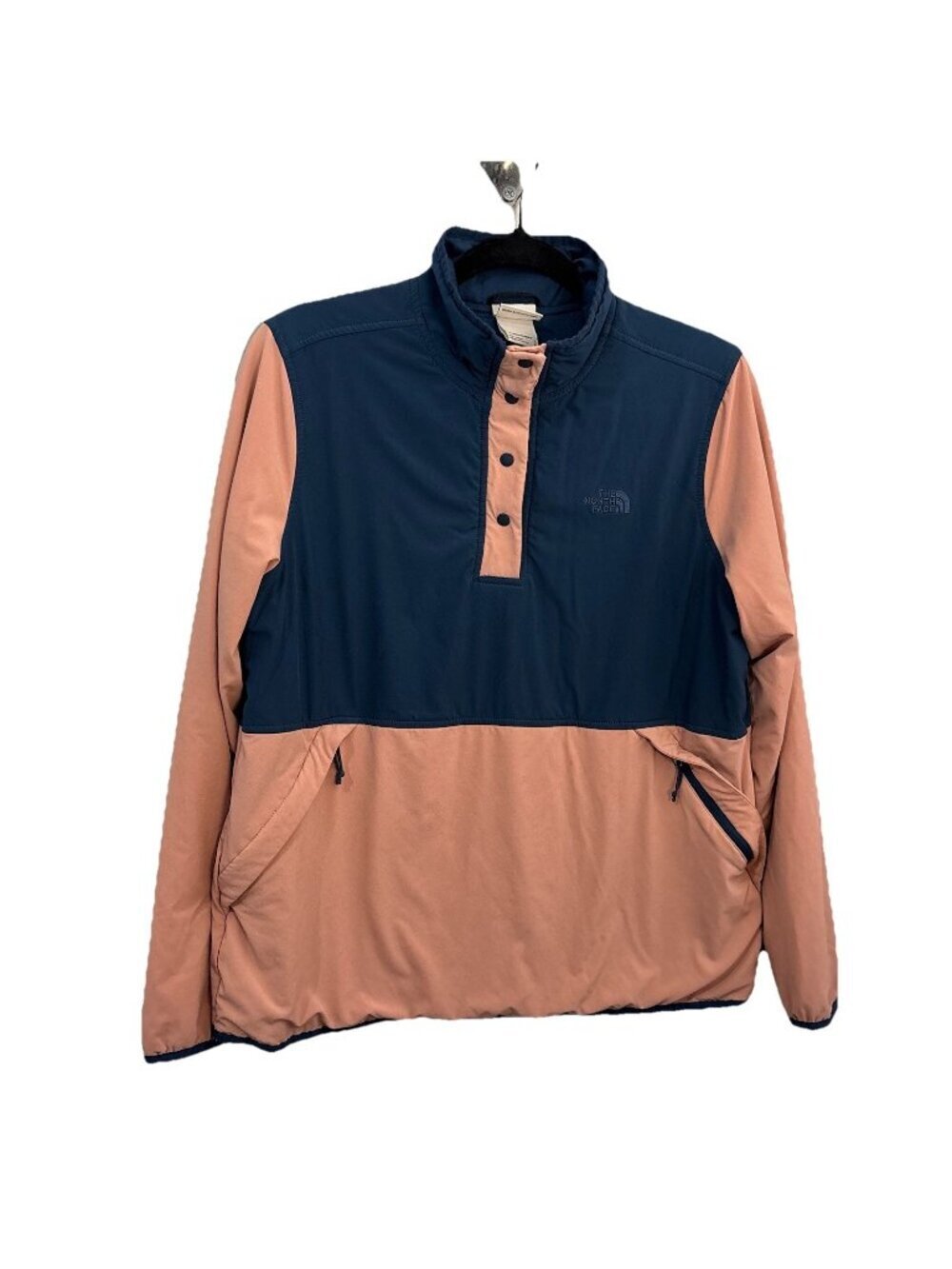 The North Face Mountain Sweatshirt Pullover Women Large Blue Pink